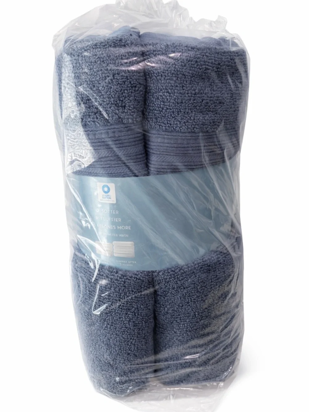 Charisma Luxury 2-Piece Bath Sheet Set New 35x70 Blue - Picture 6 of 7